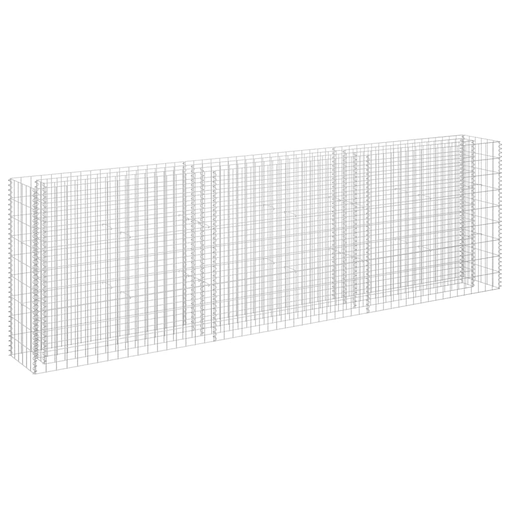 VidaXL Gabion plantenbak vergroot 270x30x90 cm gegalvaniseerd staal