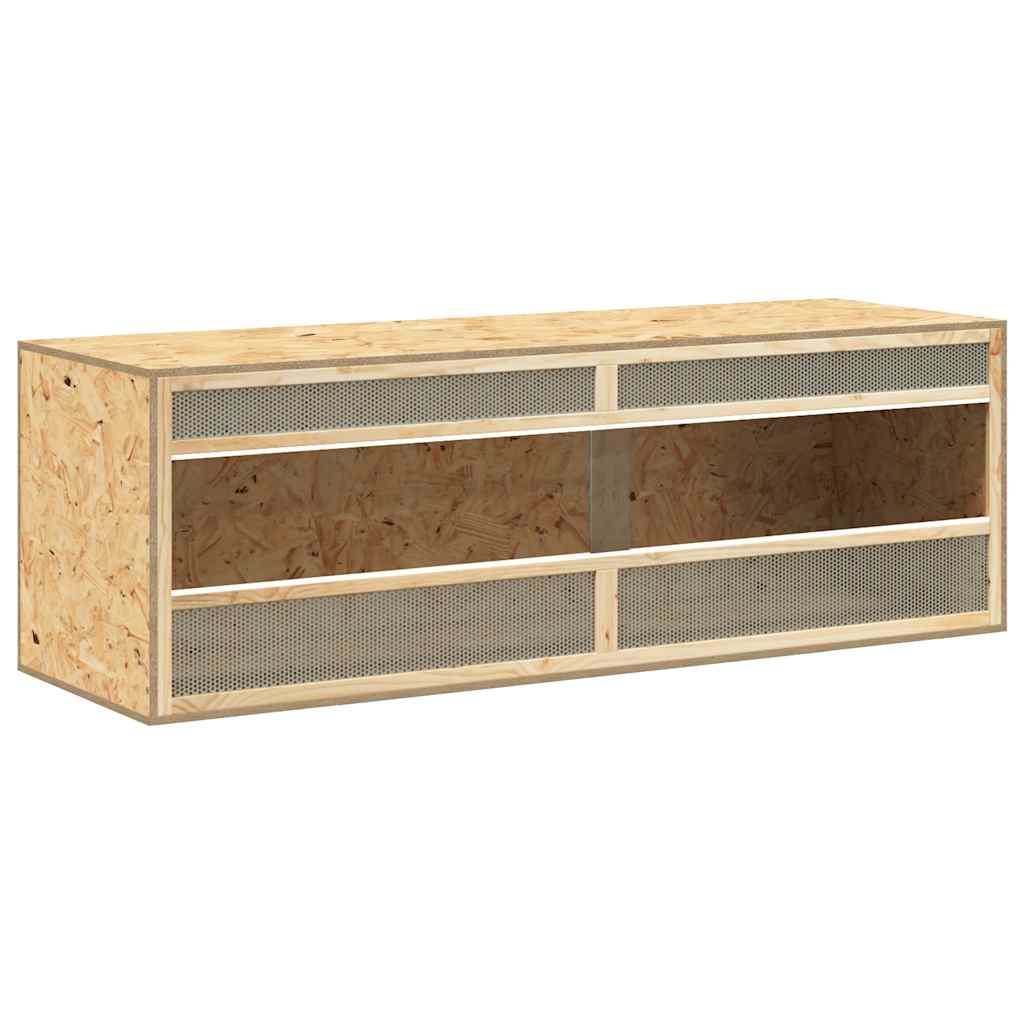 Vidaxl terrarium 144x46x48 cm bewerkt hout