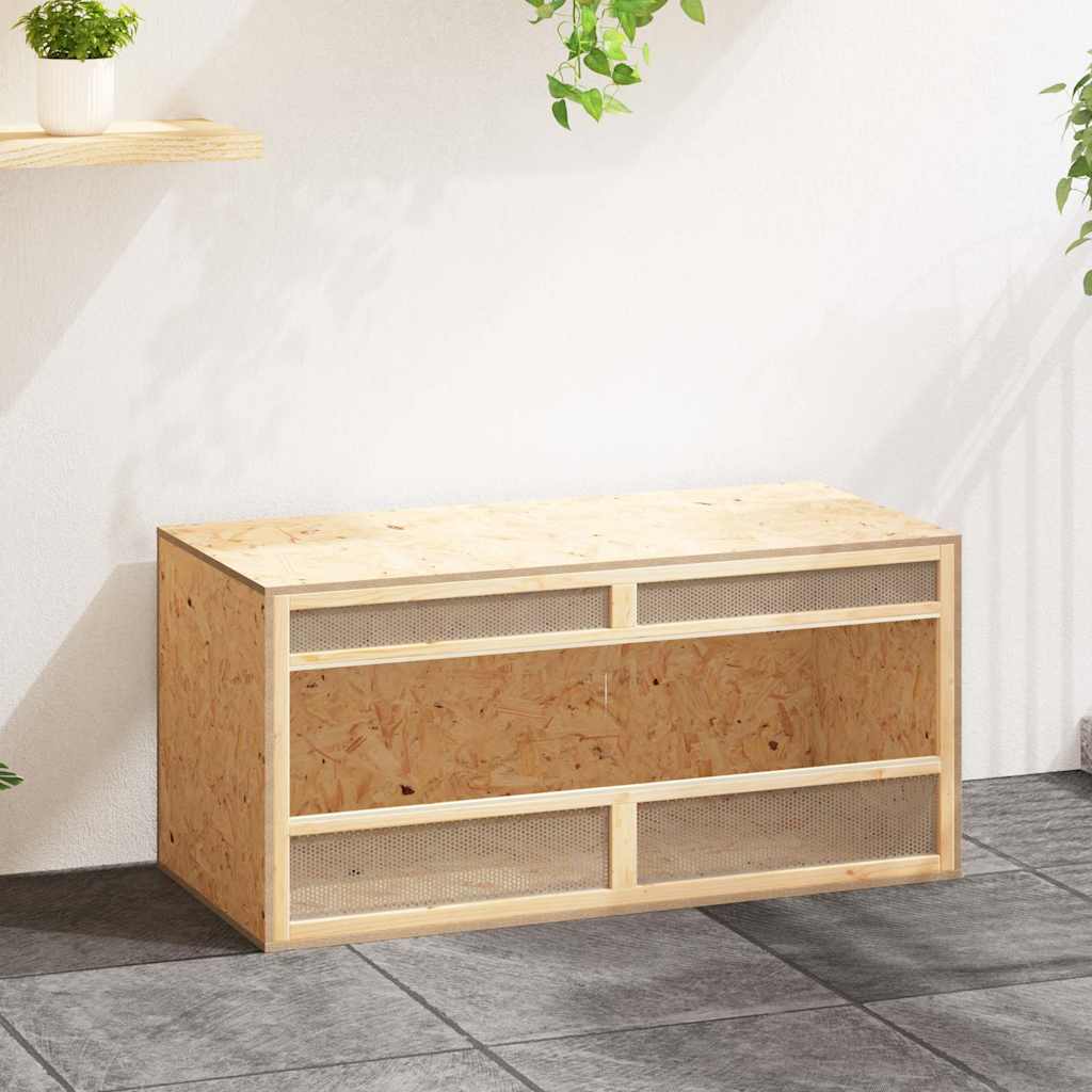 Vidaxl terrarium 100x47x47 cm bewerkt hout