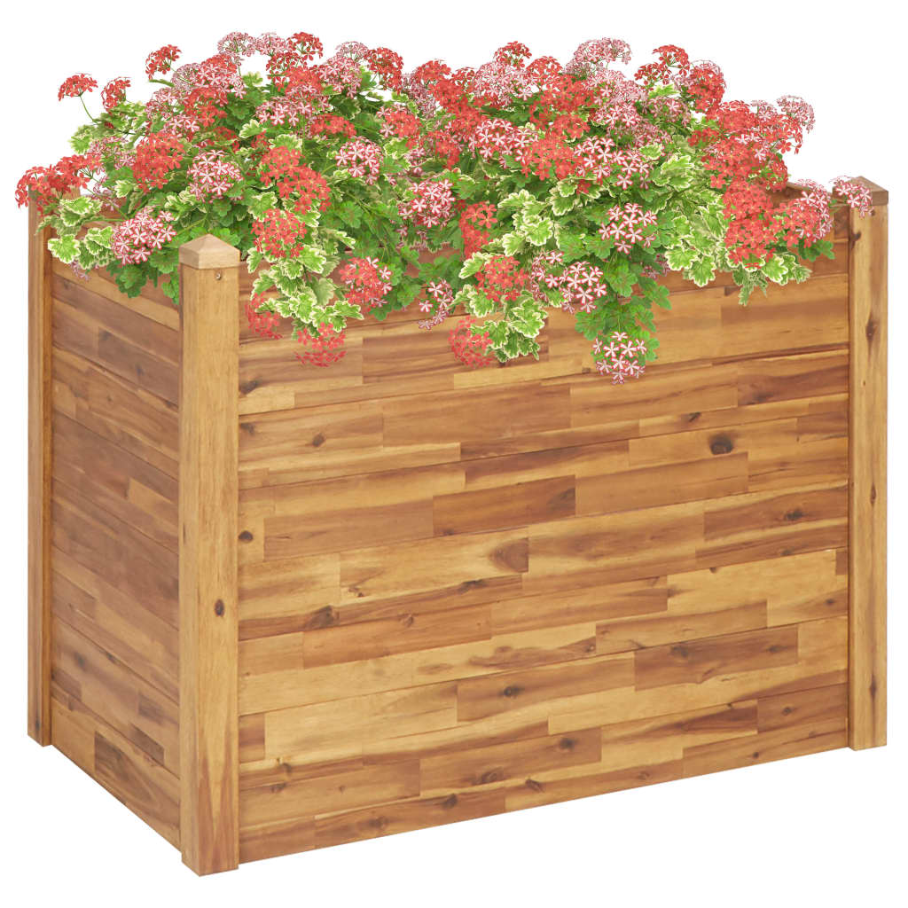 VidaXL Plantenbak 110x60x84 cm massief acaciahout