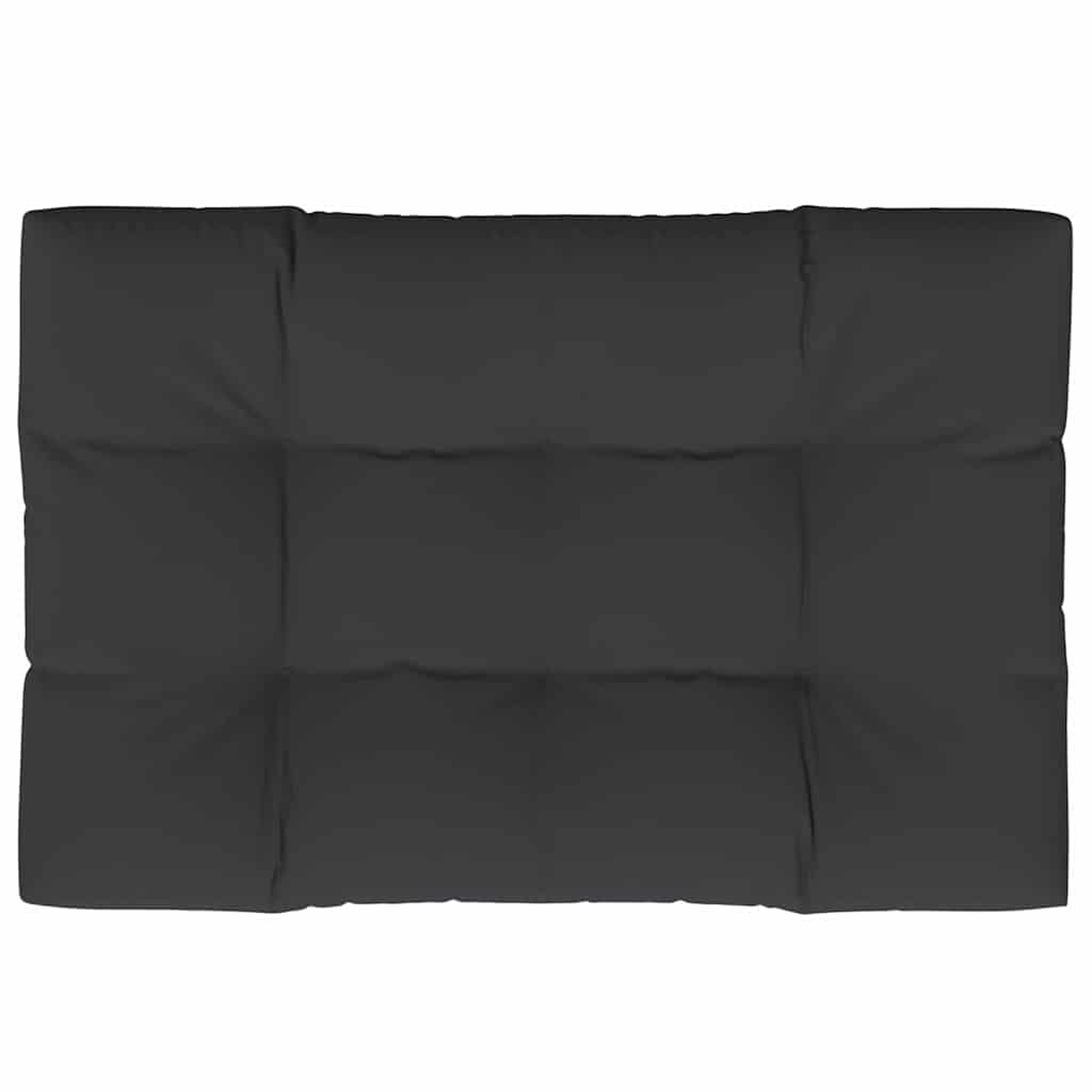 Vidaxl palletkussen 120x80x12 cm stof zwart