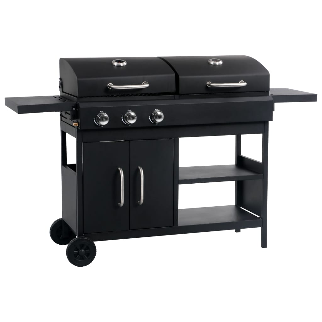 VidaXL Gashoutskoolbarbecue met 3 branders