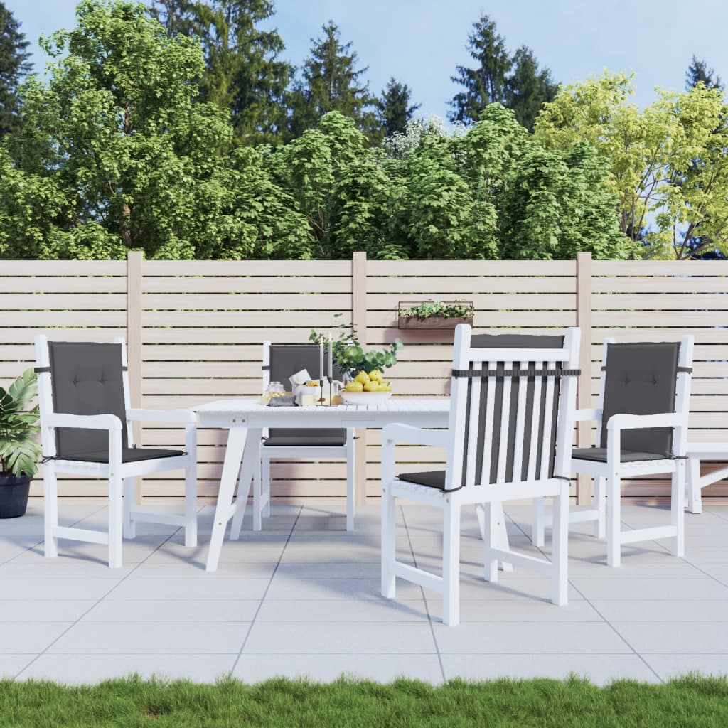 Vidaxl tuinstoelkussen laag vloerkleed oxford stof antracietkleur