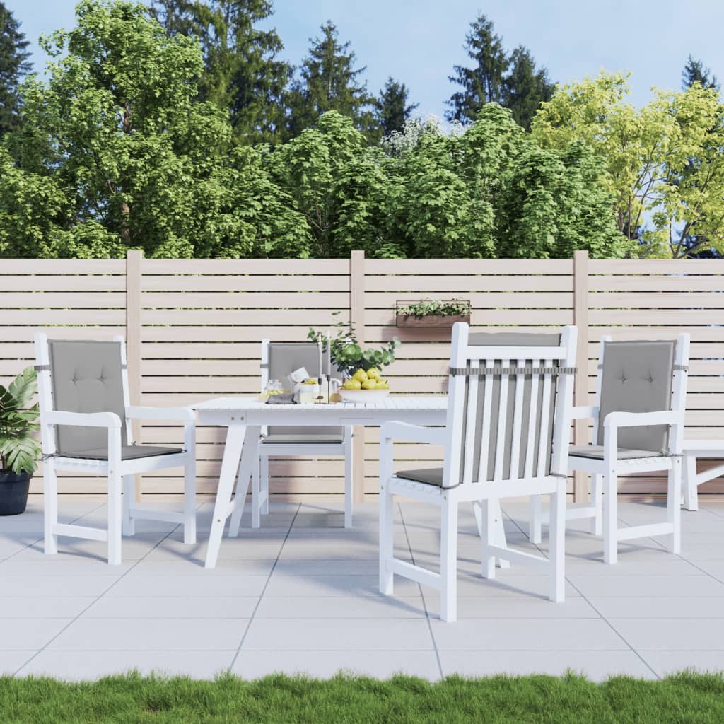 Vidaxl tuinstoelkussen laag vloerkleed 4 st oxford stof antraciet