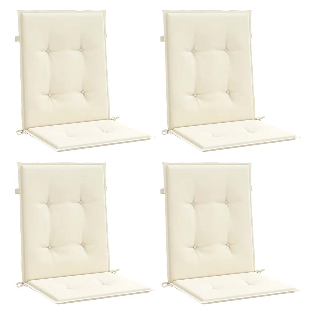 Vidaxl tuinstoelkussen lage rug 4 st 100x50x2 cm oxford stof antraciet