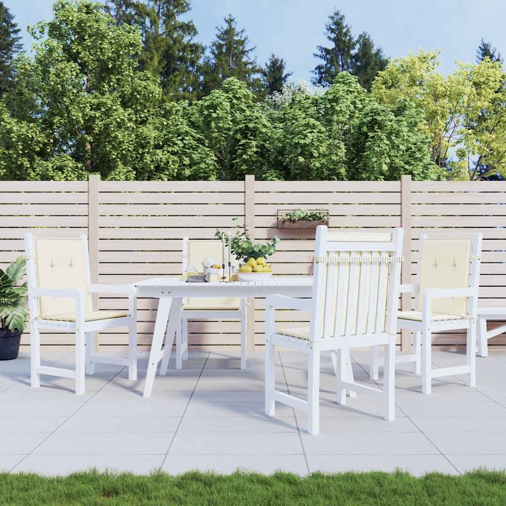 Vidaxl tuinstoelkussen laag vloerkleed 4 st 100x50x3 cm oxford stof antraciet