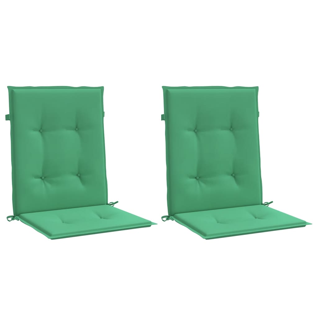 Vidaxl tuinstoelkussens laag vloerkleed 2 st 100x50x3 cm oxford stof groen