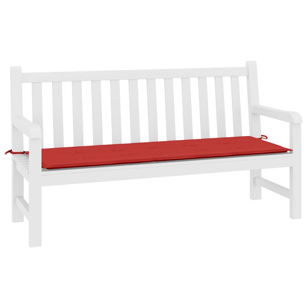 Vidaxl tuinbankkussen 200x50x4 cm oxford stof rood