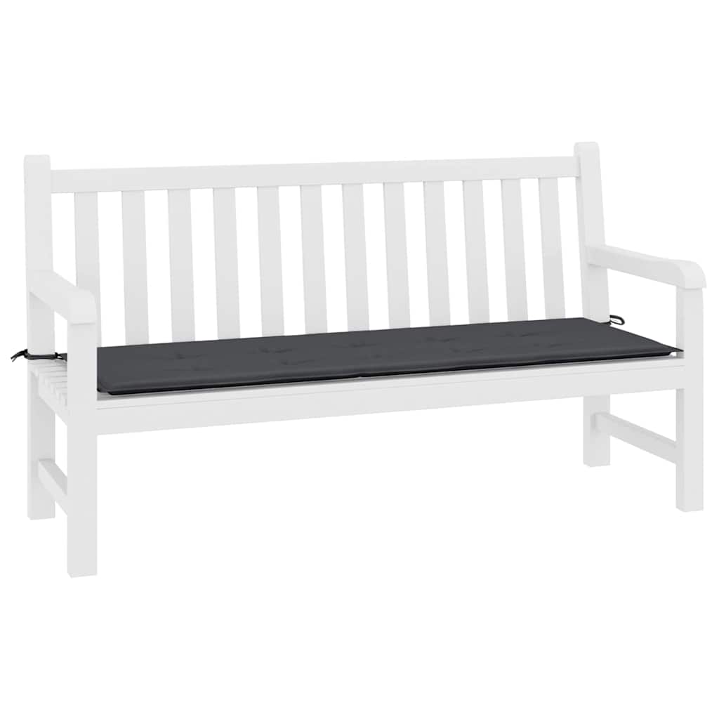 Vidaxl tuinbankkussen 200x50x4 cm oxford stof zwart