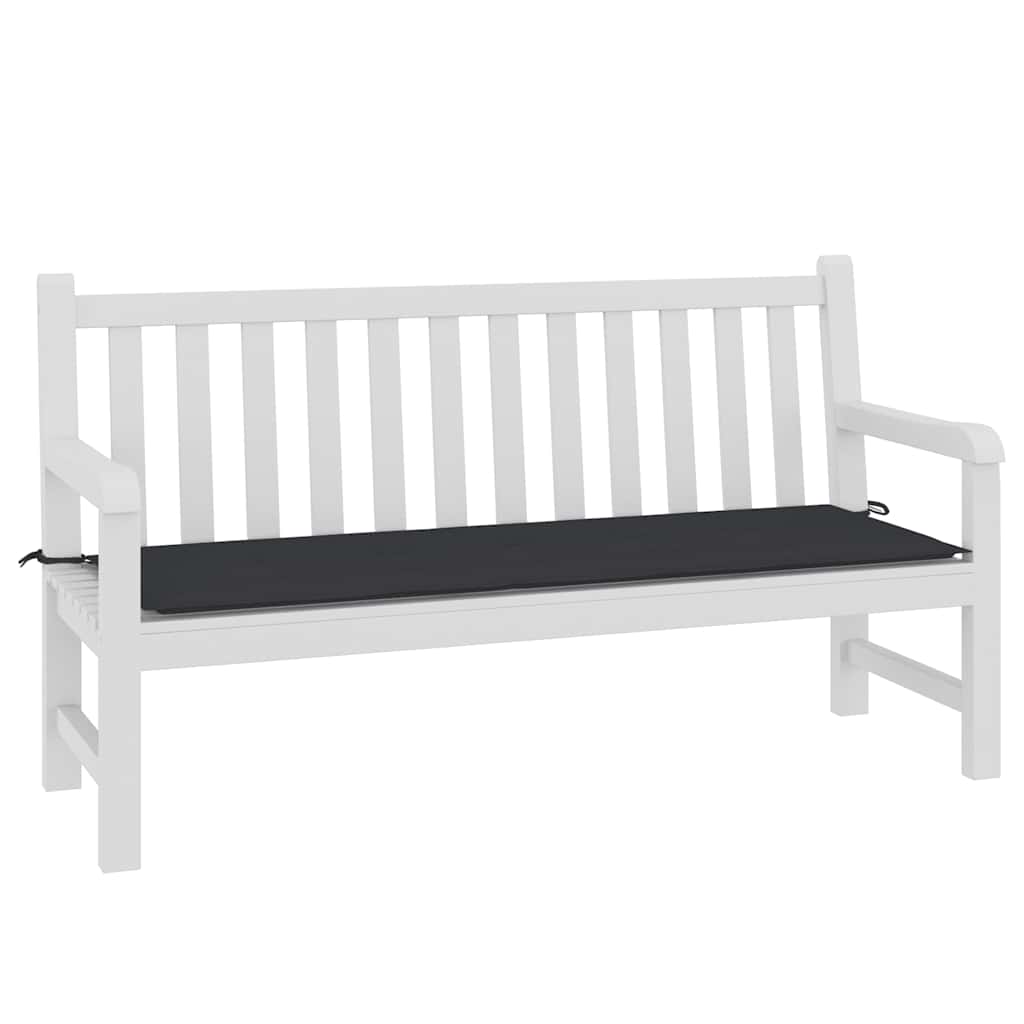 Vidaxl tuinbankkussen 150x50x4 cm oxford stof zwart