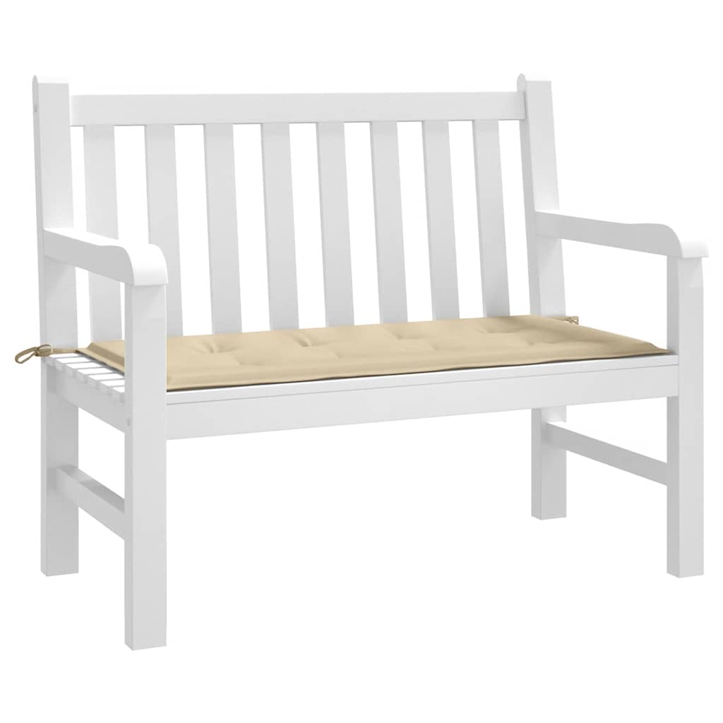 Vidaxl tuinbankkussen 100x50x4 cm oxford stof beige