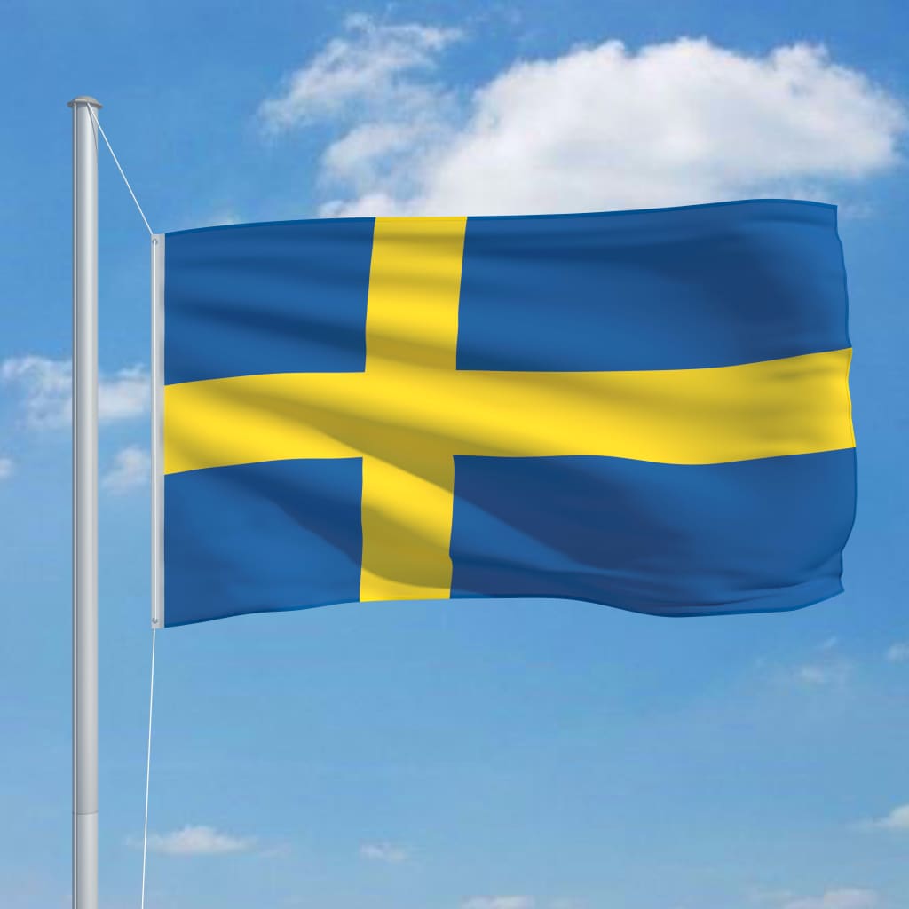 Vidaxl vlag Zweden 90x150 cm