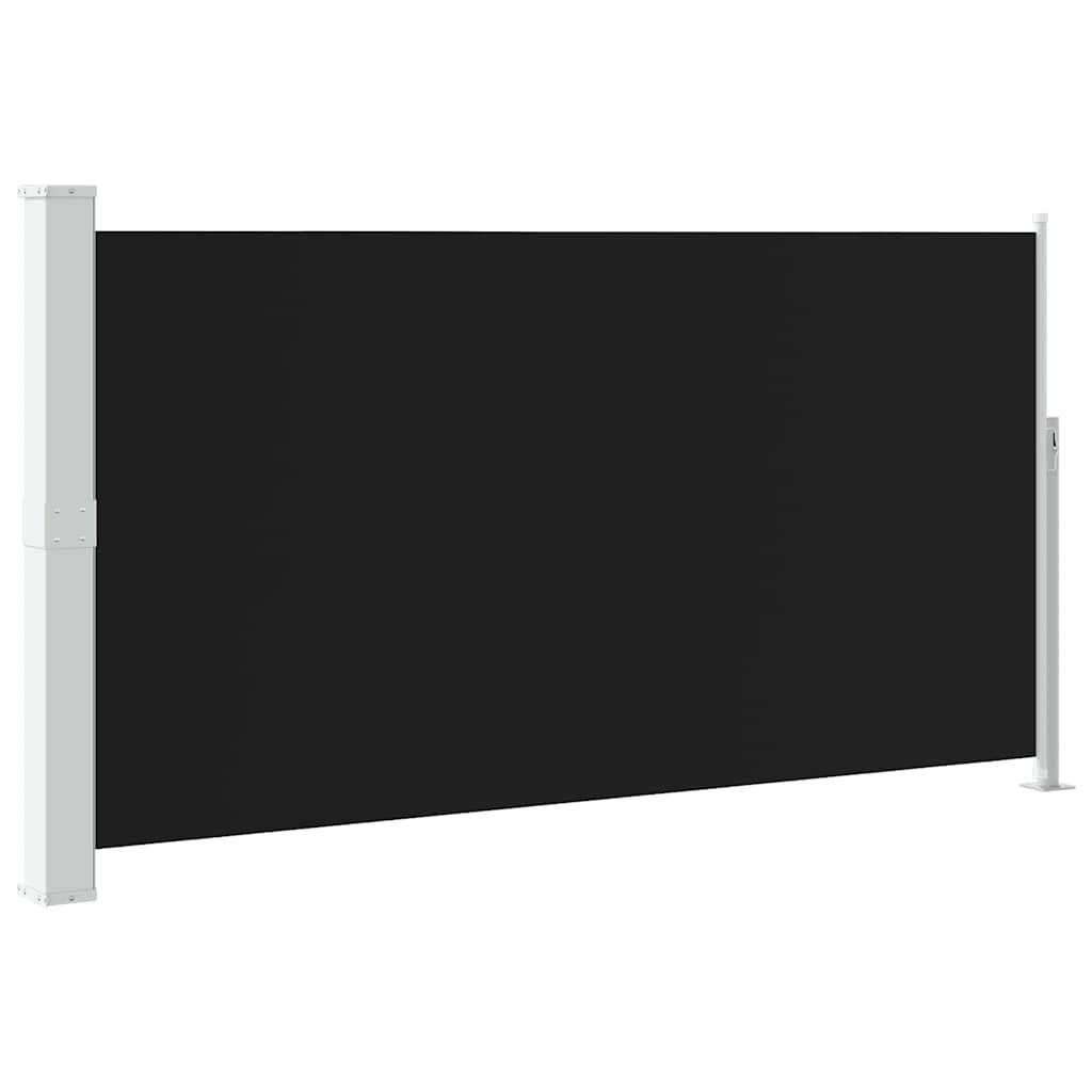 Vidaxl tuinscherm uittrekbaar 170x300 cm zwart