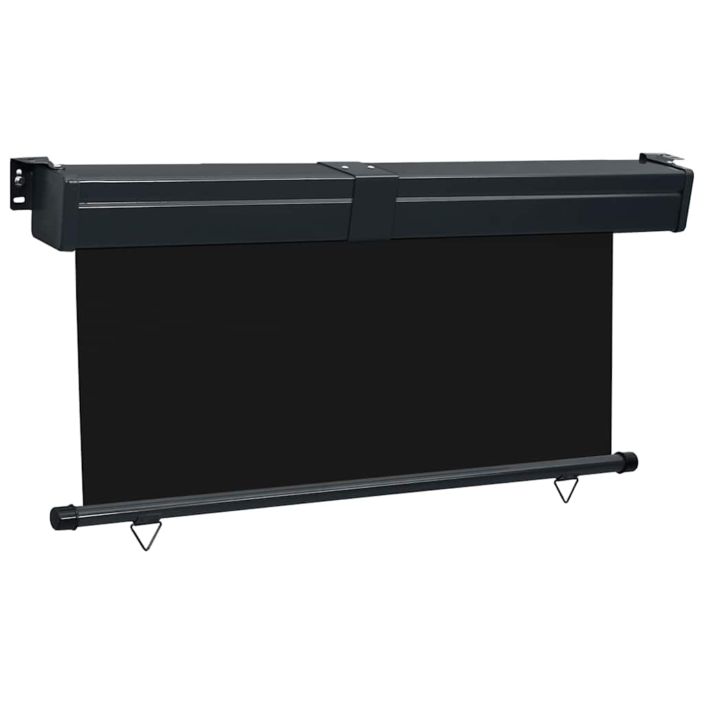 Vidaxl balkonscherm 175x250 cm zwart