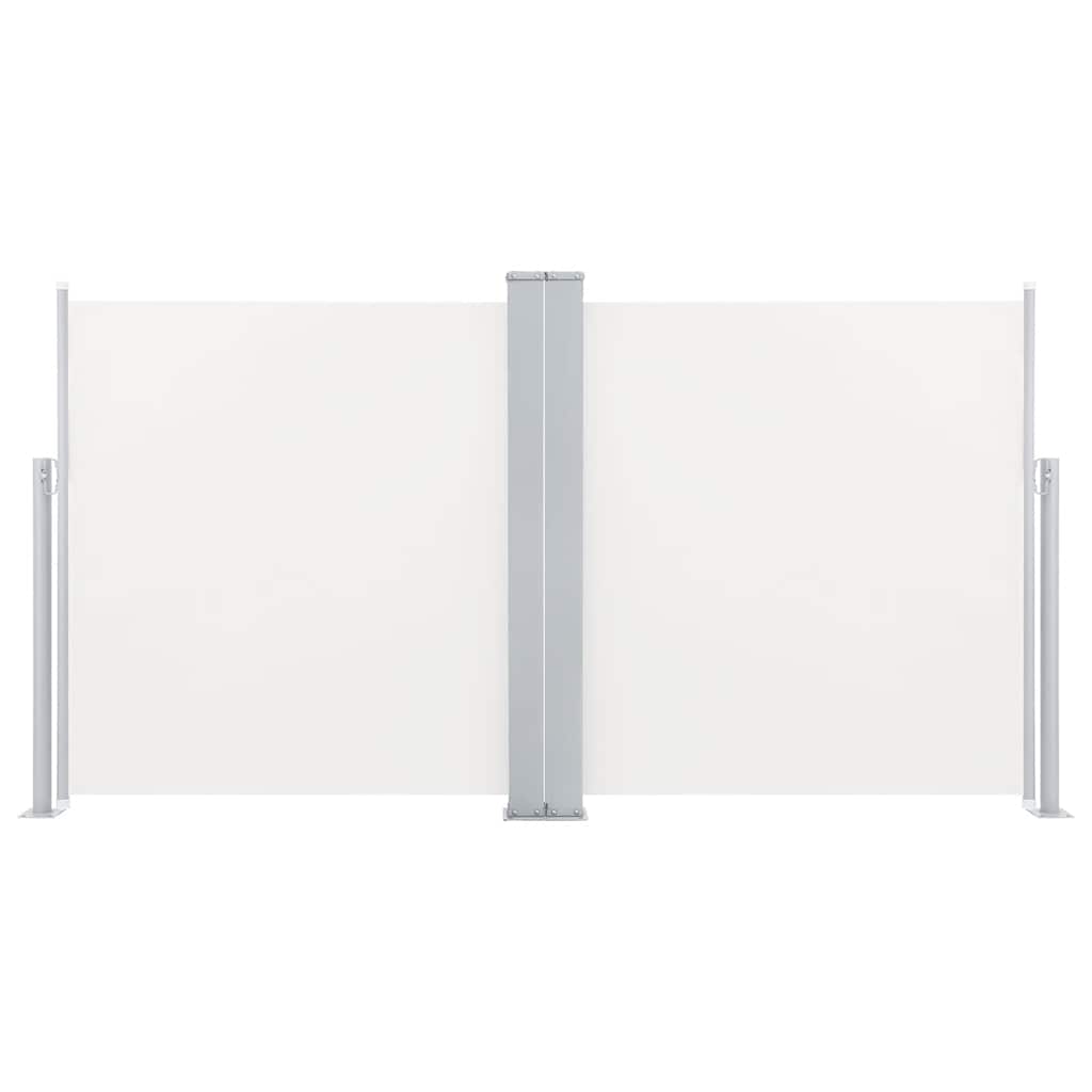 Vidaxl windscherm uittrekbaar 100x600 cm crème