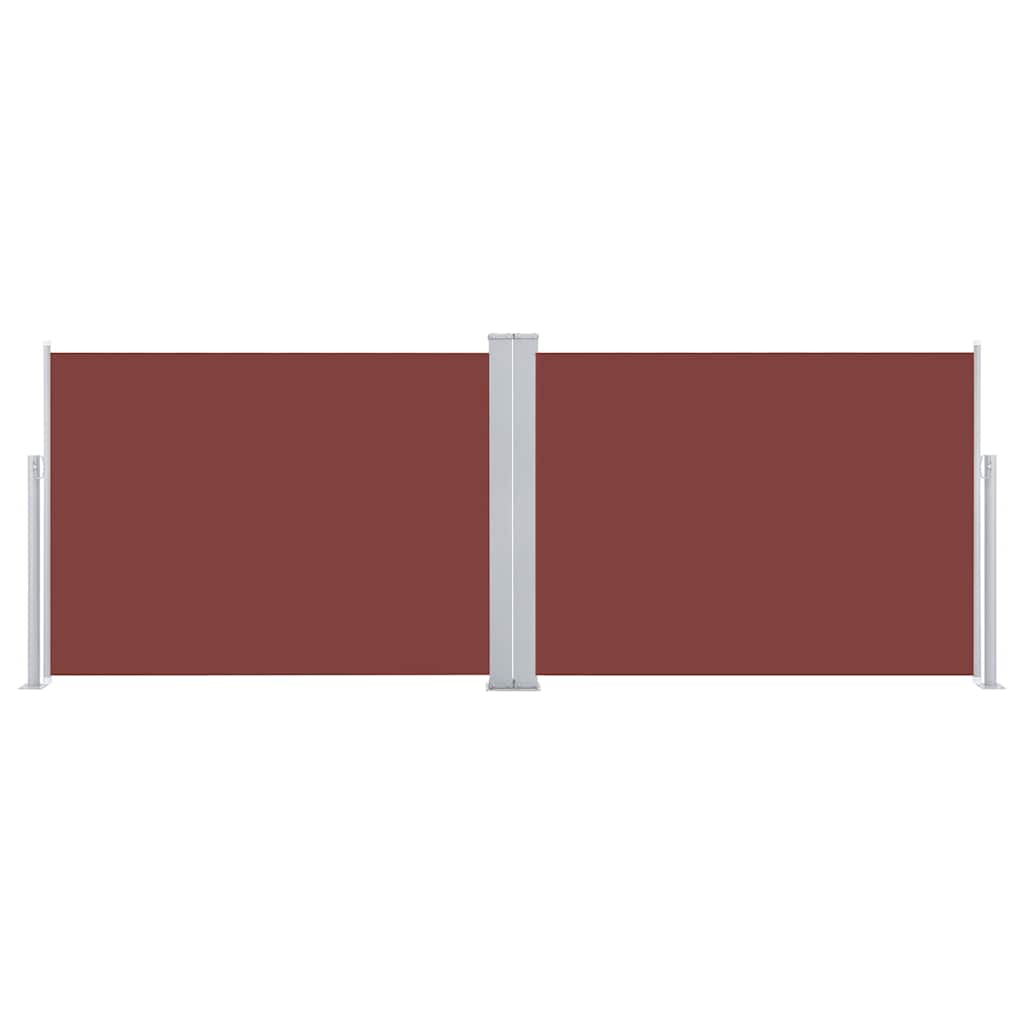 Vidaxl windscherm uittrekbaar 120x1000 cm bruin