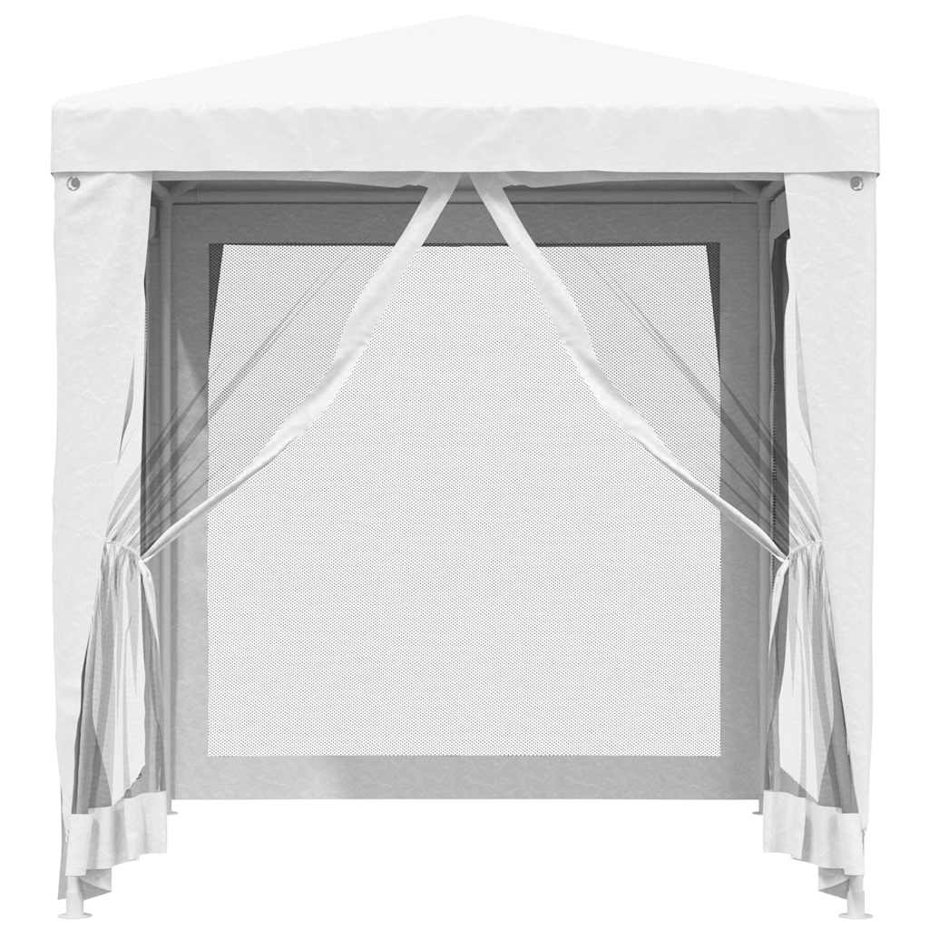 Vidaxl partytent met 4 gaas zijwanden 2x2m wit