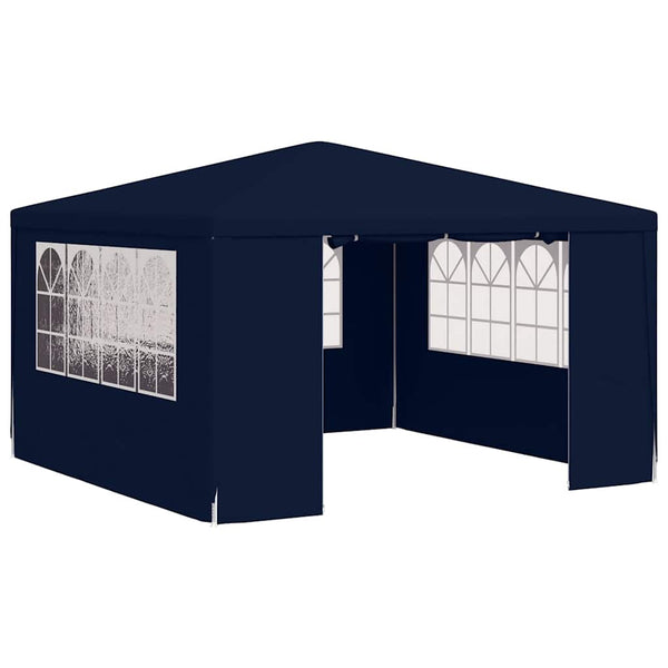 Vidaxl partytent met zijwanden professioneel 90 g m² 4x4 m blauw
