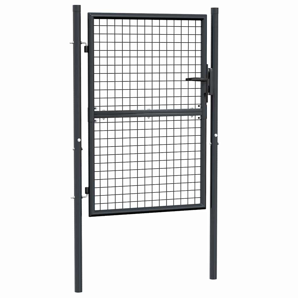 Vidaxl tuinhek van gaas gegalvaniseerd staal 100x125 cm grijs