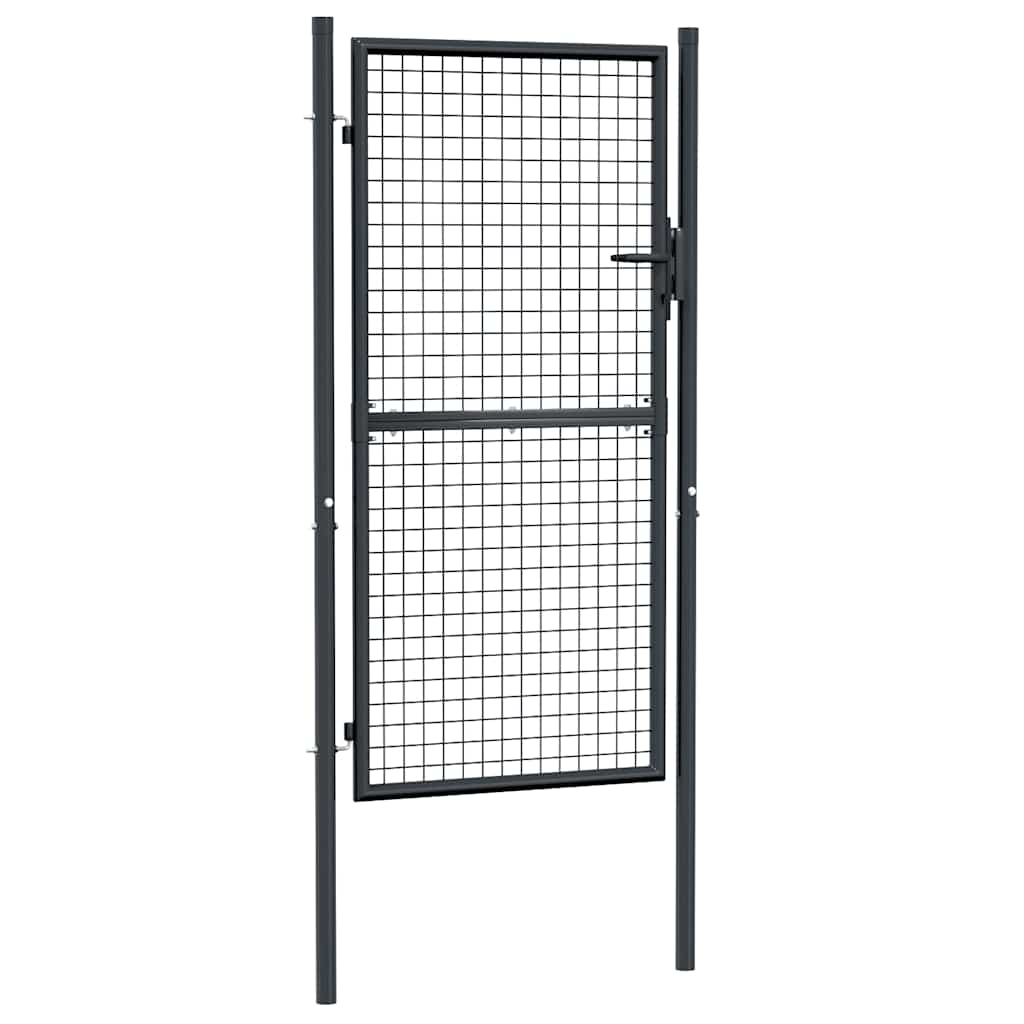 Vidaxl tuinhek van gaas gegalvaniseerd staal 100x175 cm grijs
