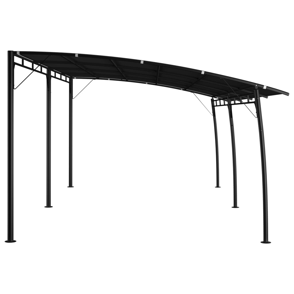 VidaXL Zonneluifel 6x3x2,55m antracietkleurig