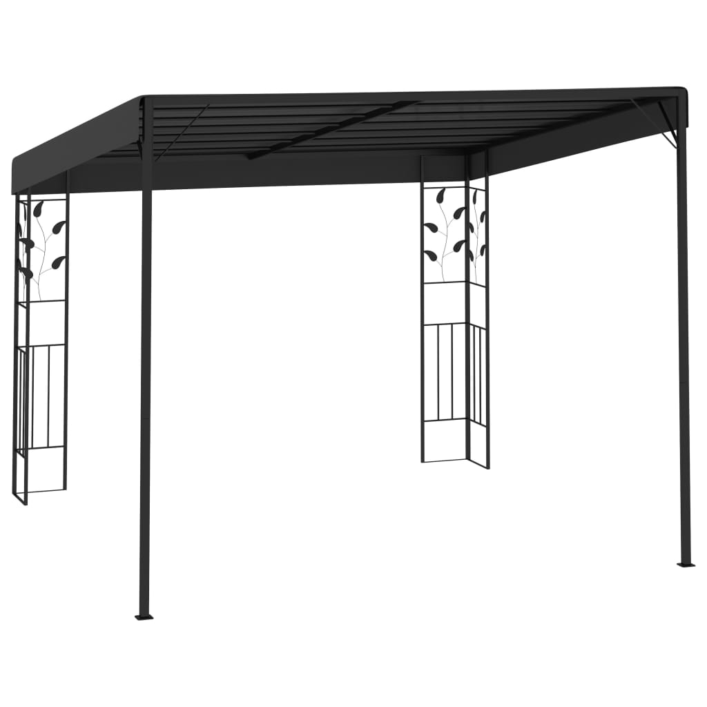 VidaXL Wandprieel 3x3x2,5m antraciet