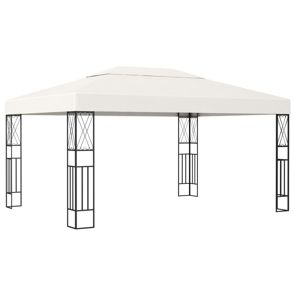 VidaXL Prieel 3x4m stof crème
