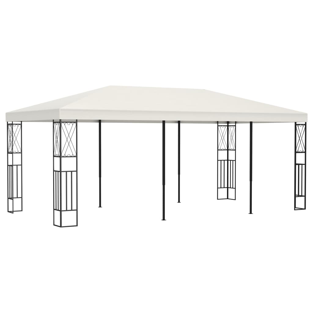 VidaXL Prieel 3x6m stof crème