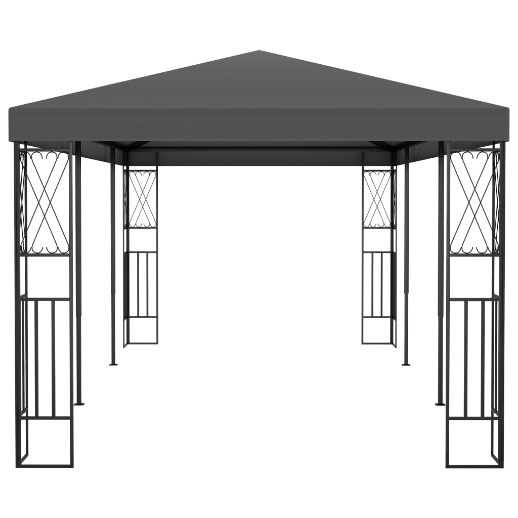 VidaXL Prieel 3x6m stof antraciet