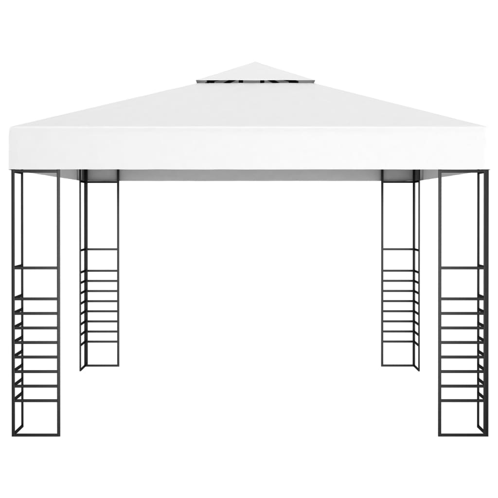 VidaXL Tuinpaviljoen 3x3m wit