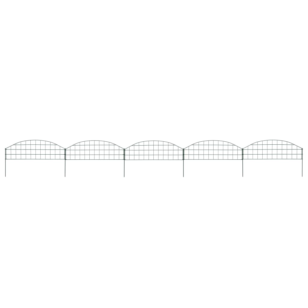 Vidaxl beschermset gebogen 77,3x26 cm groen