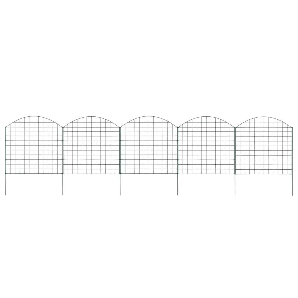 Vidaxl beschermset gebogen 77,5x78,5 cm groen