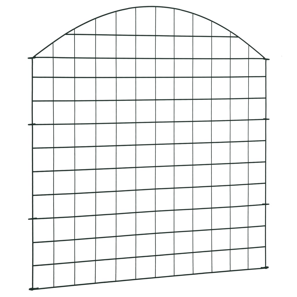 Vidaxl beschermset gebogen 77,5x78,5 cm groen