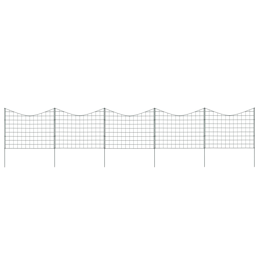 Vidaxl beschermset hol gebogen 77,5x64 cm groen