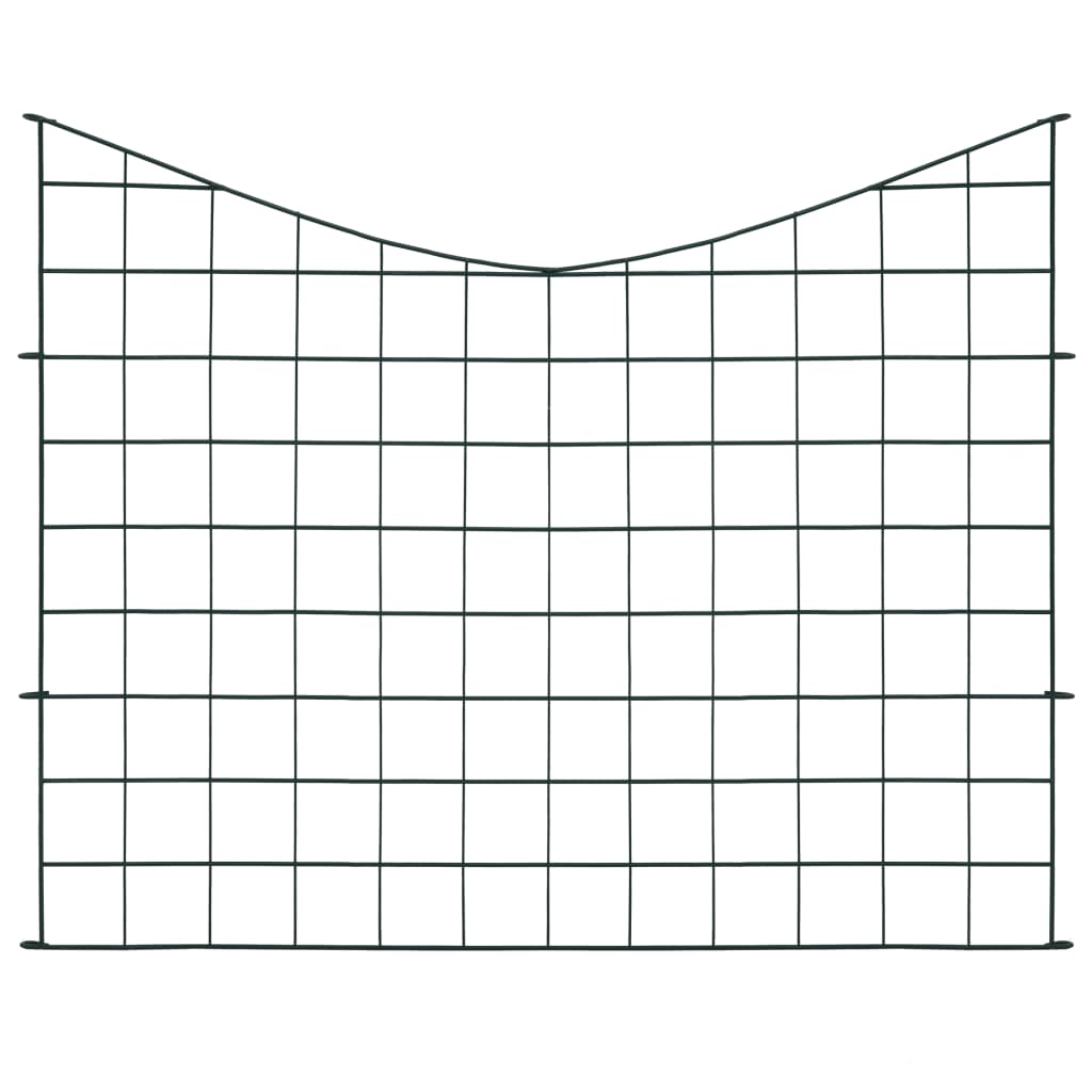 Vidaxl beschermset hol gebogen 77,5x64 cm groen