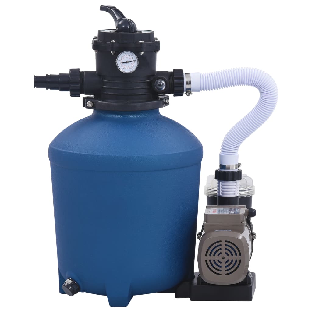 Vidaxl zandfilterpomp met timer 530 w 10980 lu