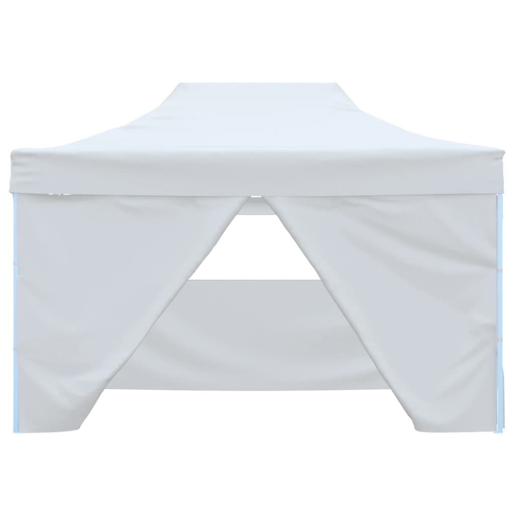 Vidaxl partytent met 4 zijwanden inklapbaar 3x4,5m wit