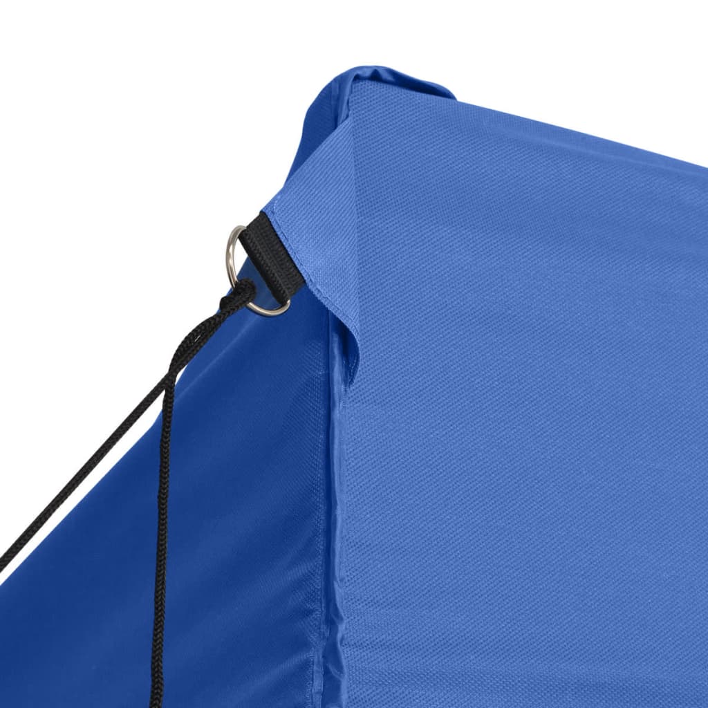 Vidaxl partytent met 3 zijwanden inklapbaar 3x4m staal blauw