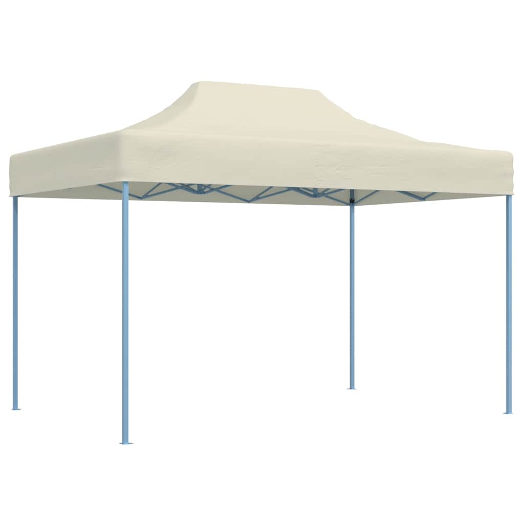 Vidaxl partytent inklapbaar 3x4m staal crème
