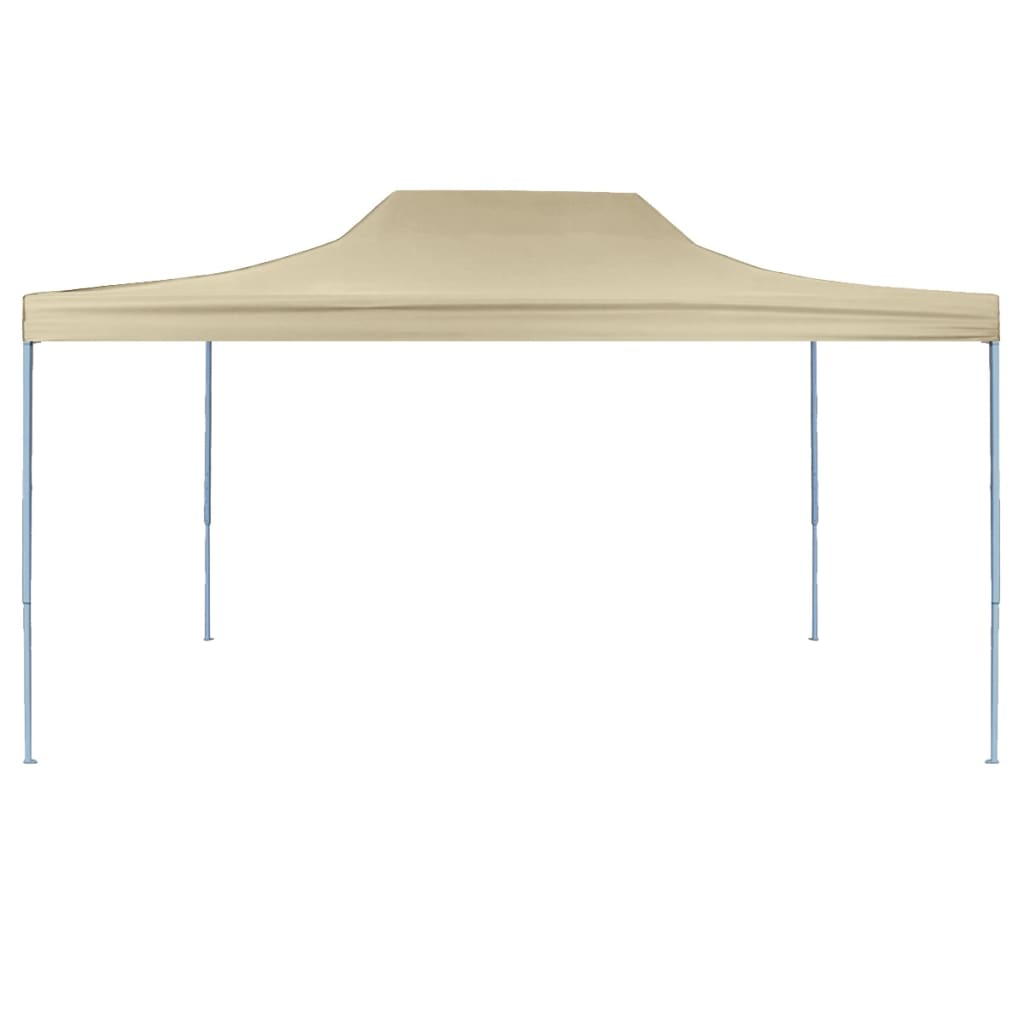 Vidaxl partytent inklapbaar 3x4m staal crème