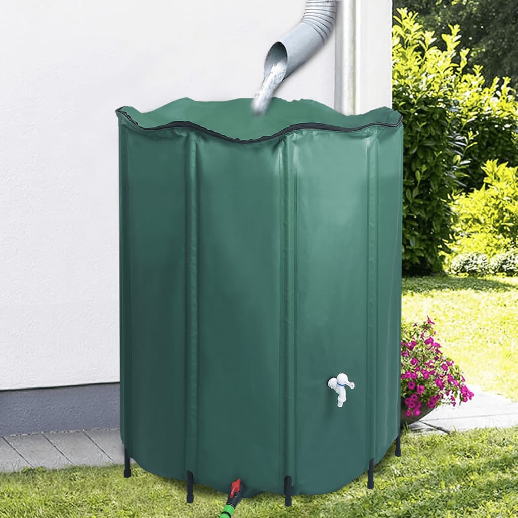 Vidaxl regenton inklapbaar met kraan 1000 l
