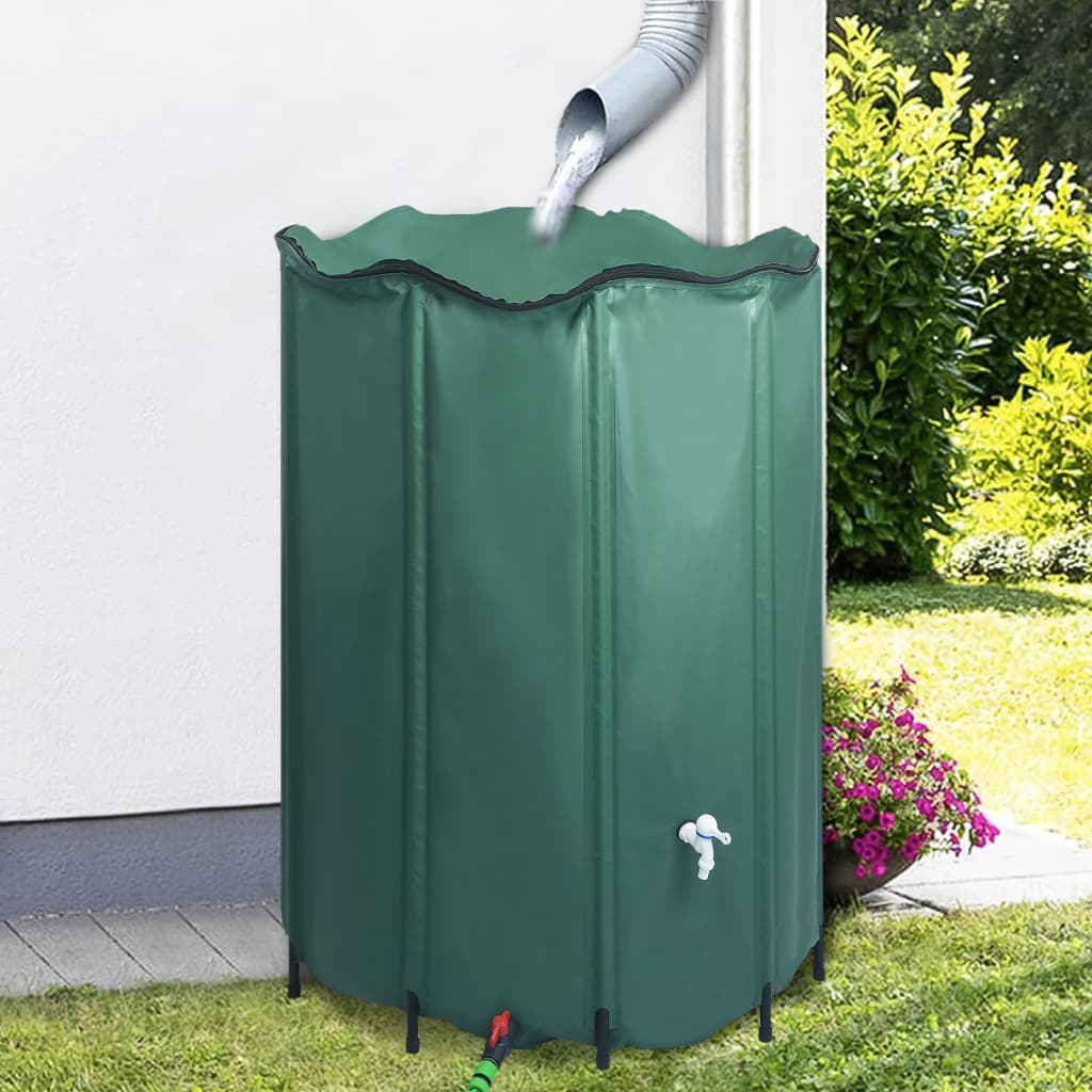 Vidaxl regenton inklapbaar met kraan 1350 l