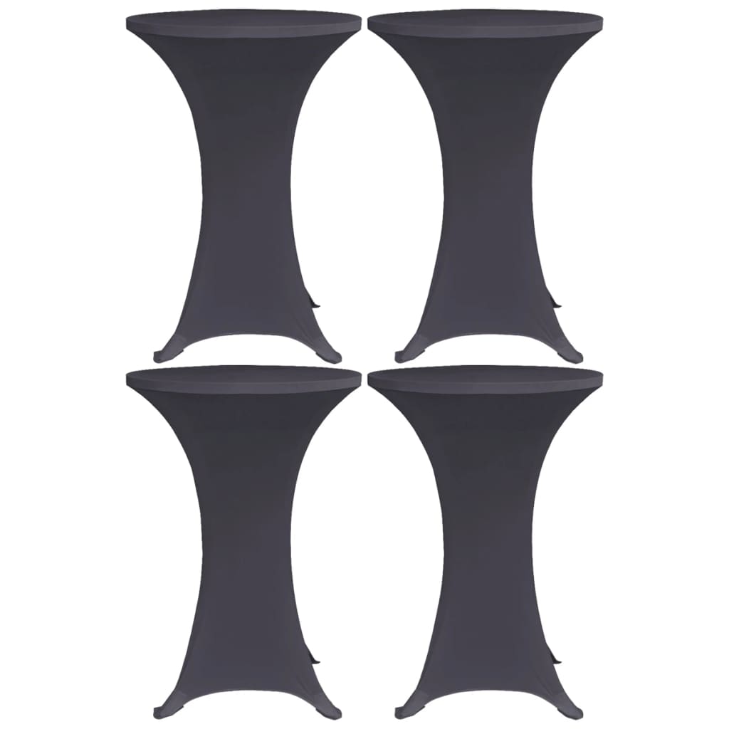 Vidaxl tafelhoes stretch 4 st 70 cm antraciet