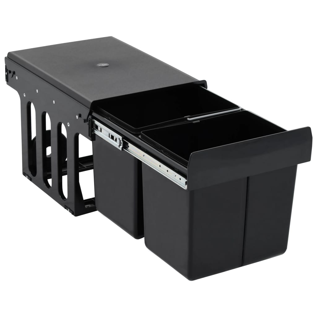 Vidaxl inbouwpullenbak uittrekbaar soft-close 36 l