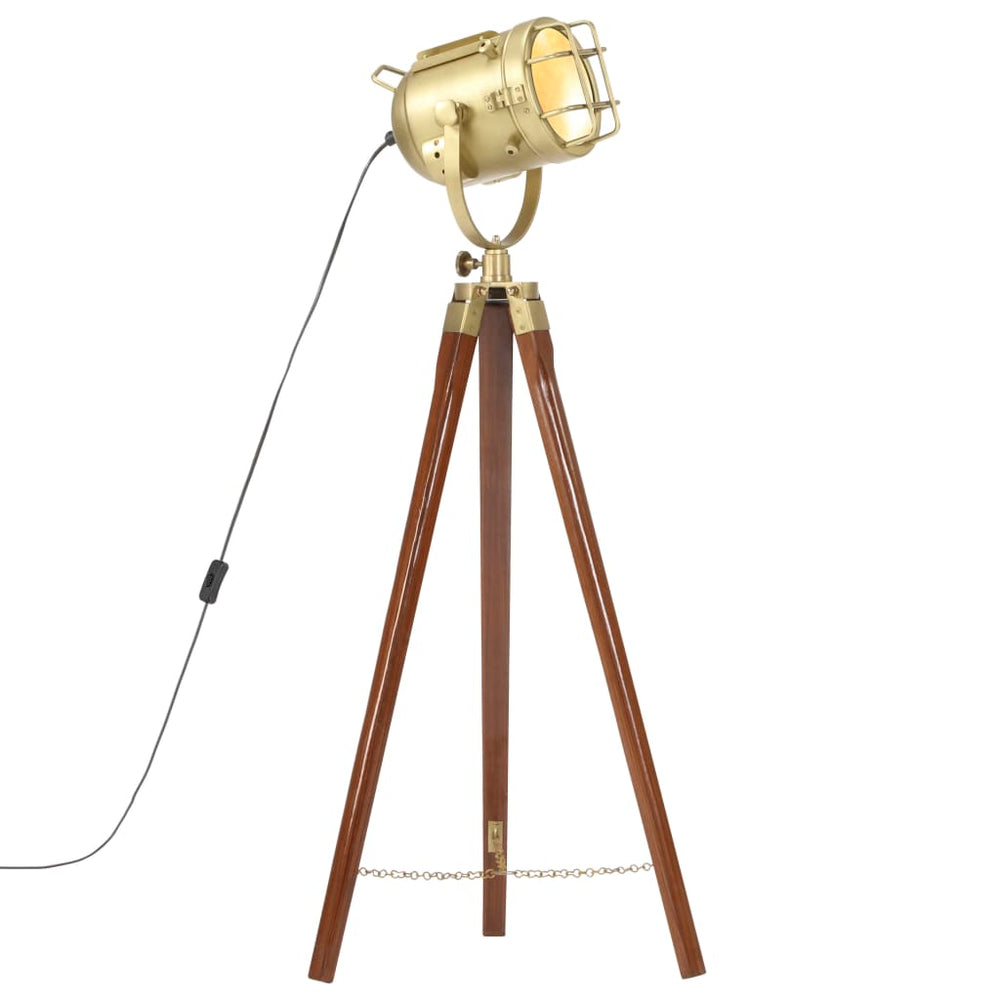 Vidaxl vloerlamp driepoot 97 cm massief mangohout