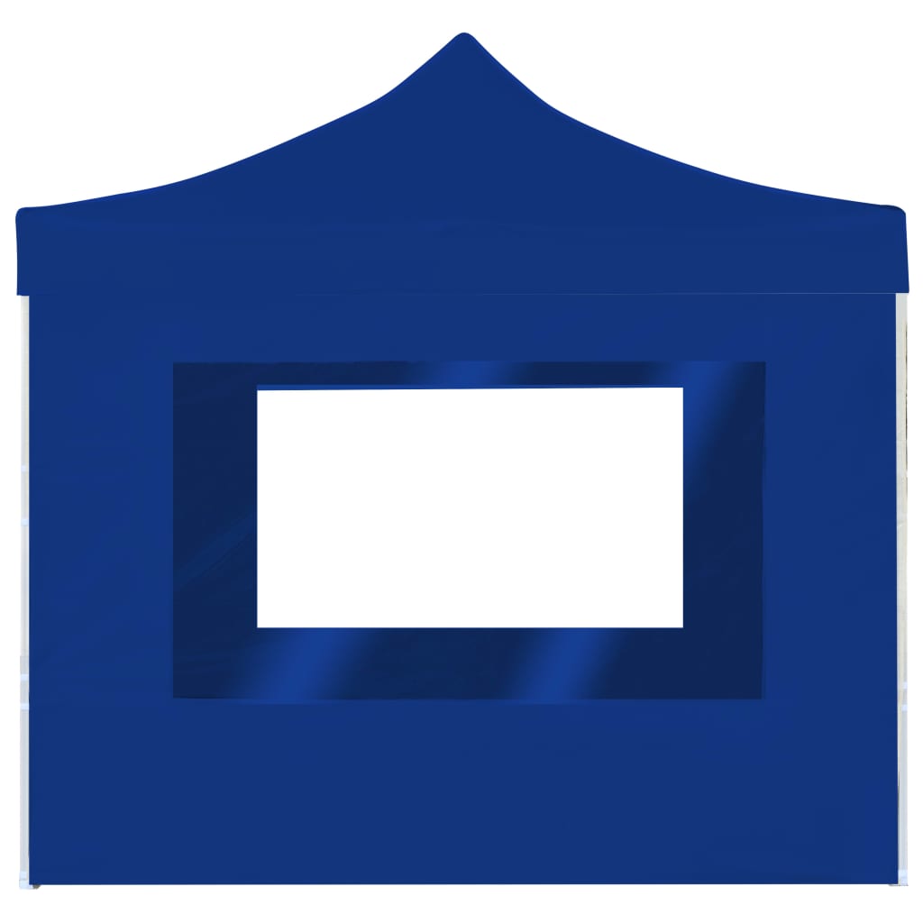 Vidaxl partytent inklapbaar met wanden 2x2m aluminium blauw