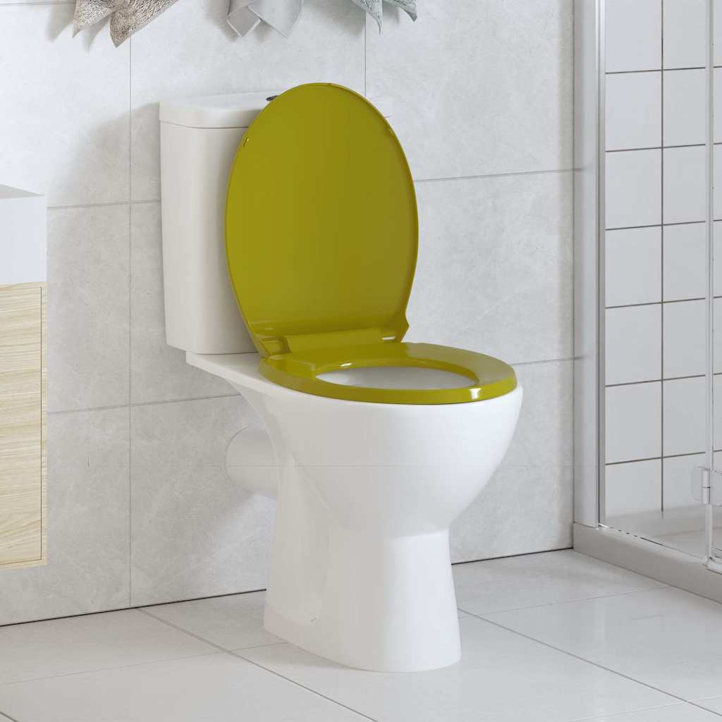 Vidaxl toiletbril softclose ovaal groen