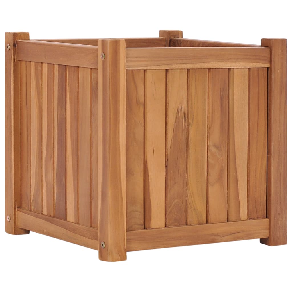 VidaXL Plantenbak 40x40x40 cm massief teakhout