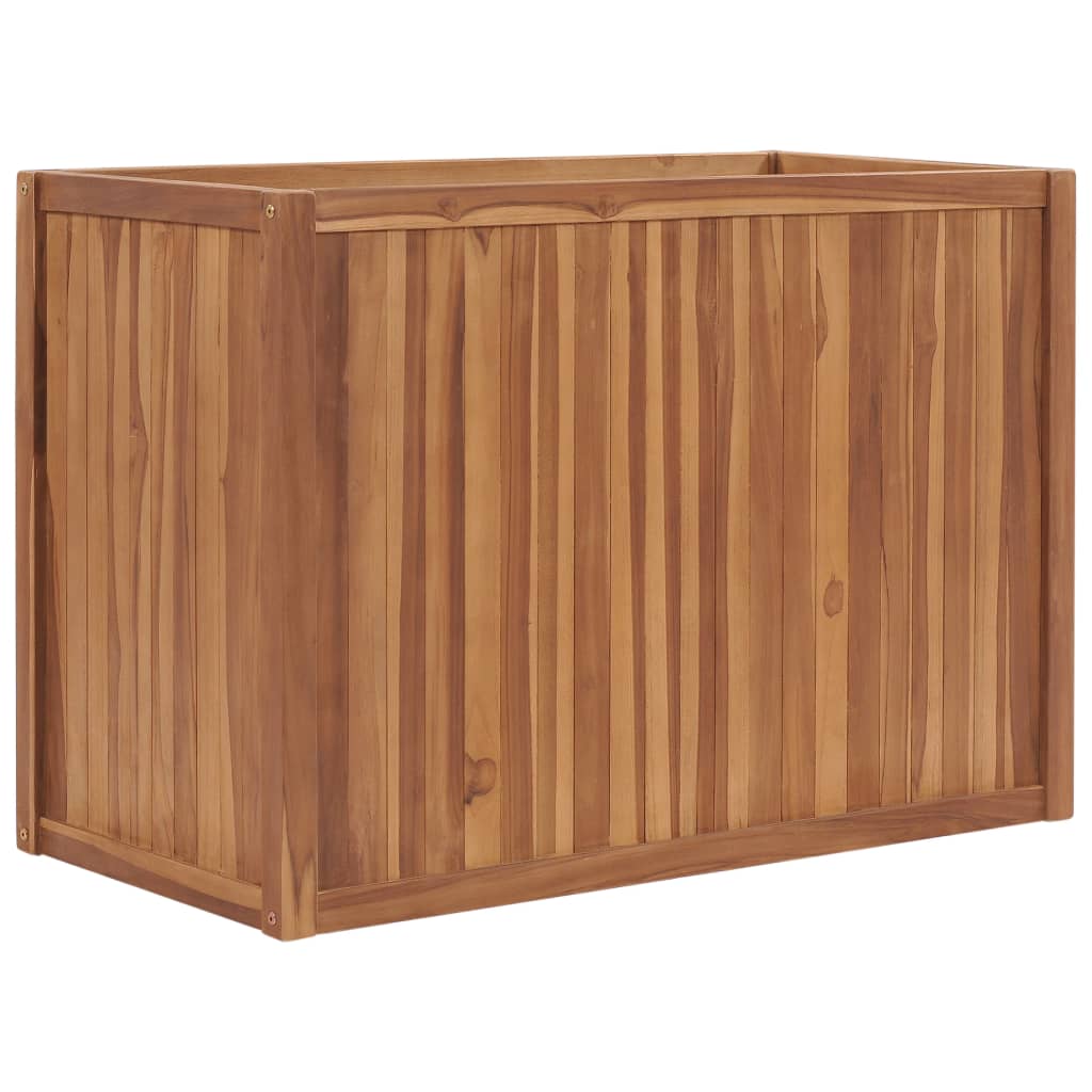 VidaXL Plantenbak 100x50x70 cm massief teakhout