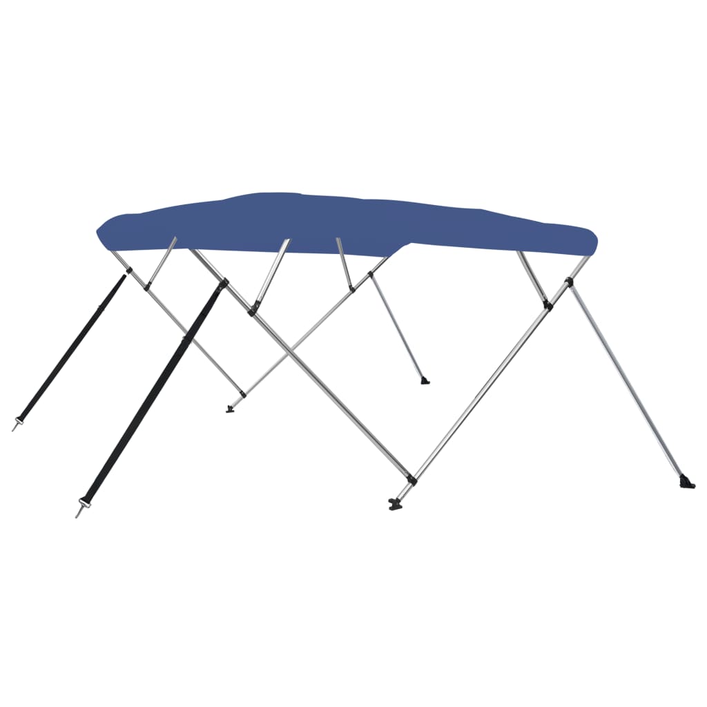 Vidaxl biminitop 4-bogen 243x180x137 cm blauw